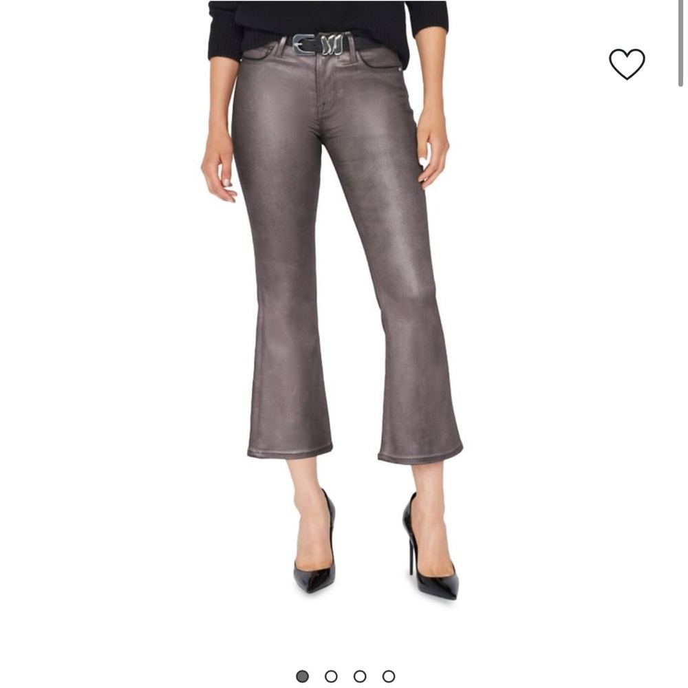 Frame Denim Metallic Le Crop Mini Boot